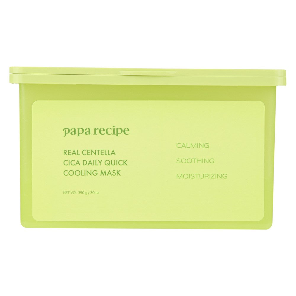 [PAPA RECIPE] Real Centella Daily Quick Cooling Mask (30 sheets)
