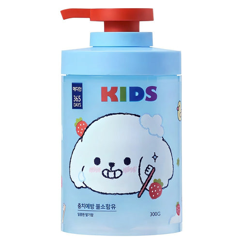 [MEDIAN] 365 Days Step 3 Cavity Care Fluoride Kids Pumping Toothpaste (Red Berry Mint) (300g)