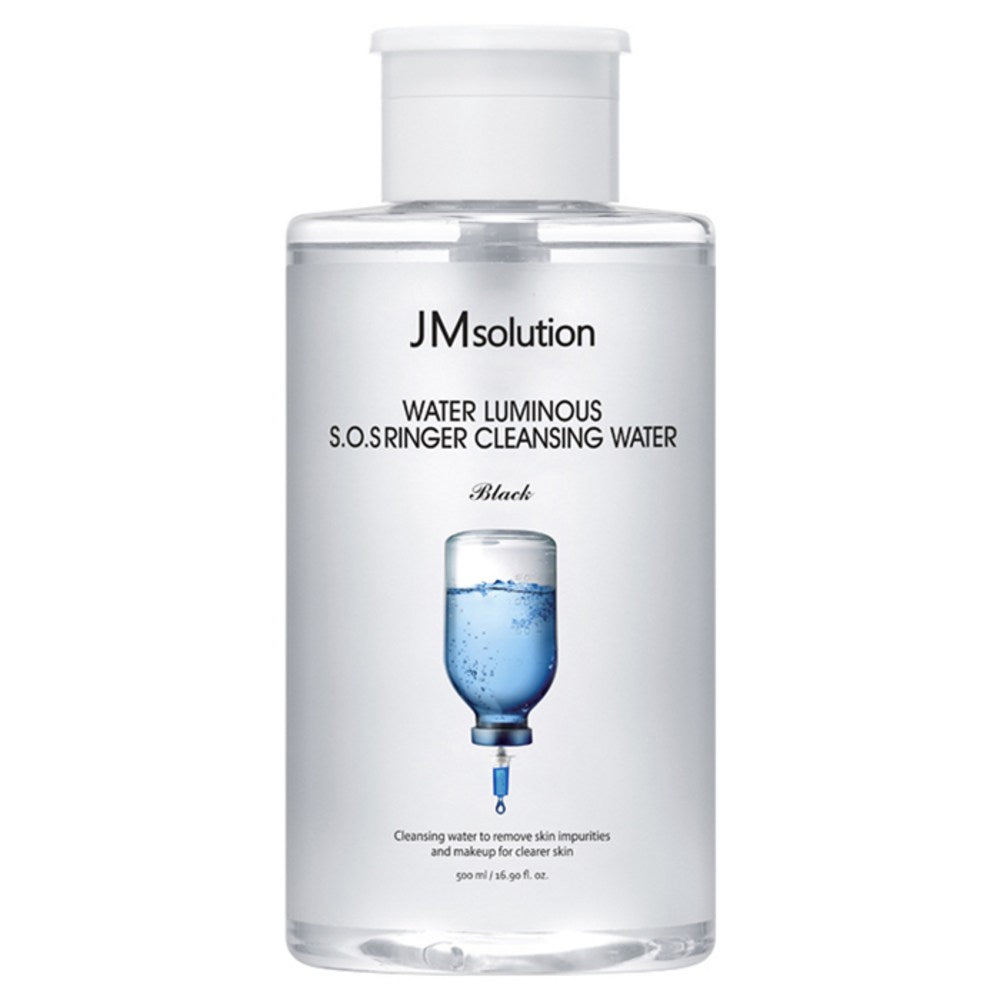 [JMSOLUTION] Water Luminous S.O.S Ringer Cleansing Water Black (500ml)
