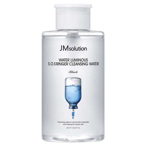 [JMSOLUTION] Water Luminous S.O.S Ringer Cleansing Water Black (500ml)
