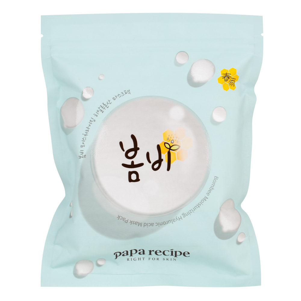 [PAPA RECIPE] Bombee Moisturizing Hyaluronic Acid Mask Pack (10 sheets)