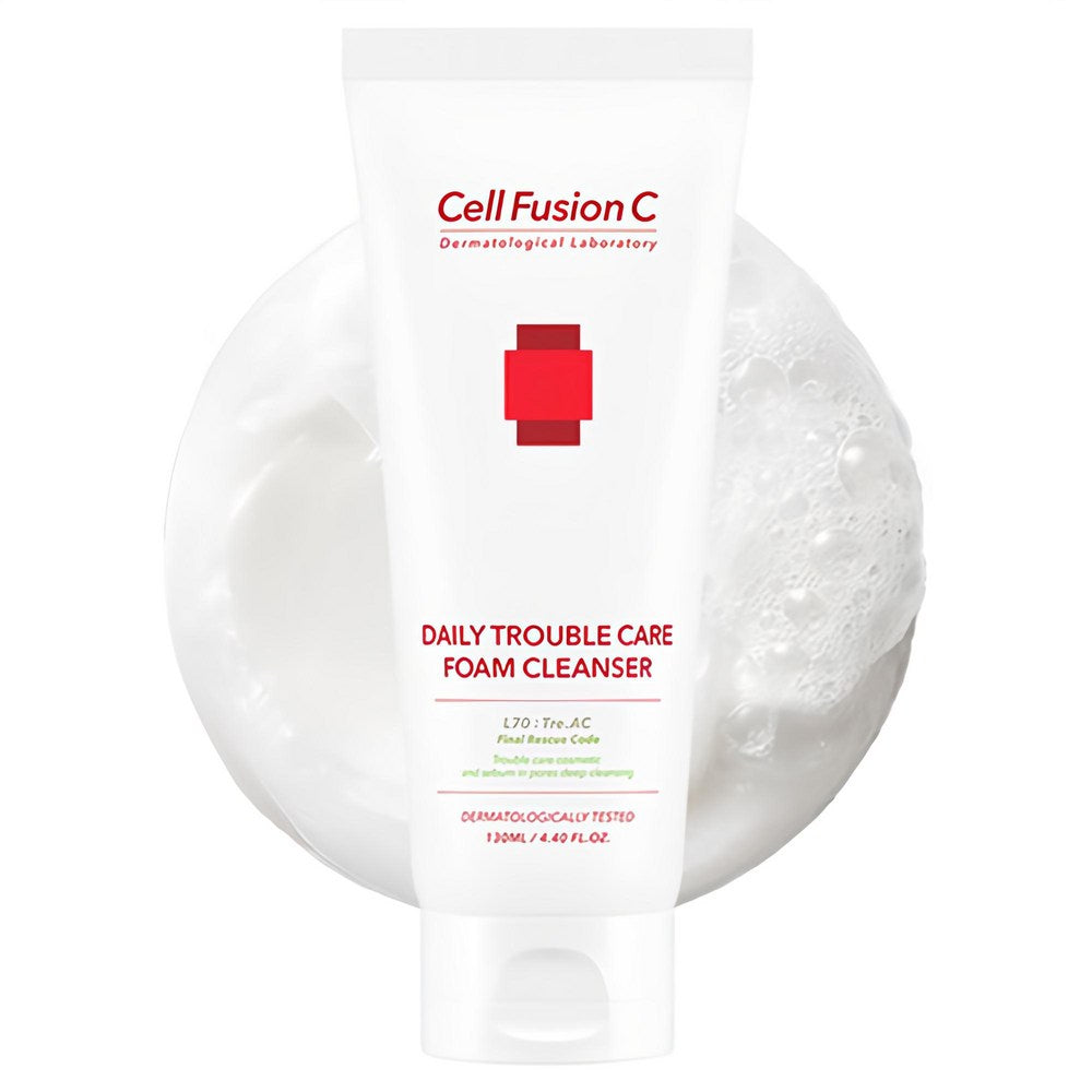 [CELL FUSION C] TRE.AC Daily Trouble Care Foam Cleanser (130ml)