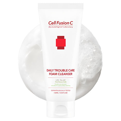 [CELL FUSION C] TRE.AC Daily Trouble Care Foam Cleanser (130ml)