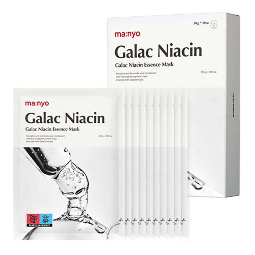 [MANYO] Galac Niacin Essence Mask (10 sheets)