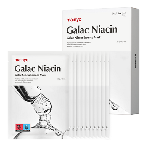 [MANYO] Galac Niacin Essence Mask (10 sheets)