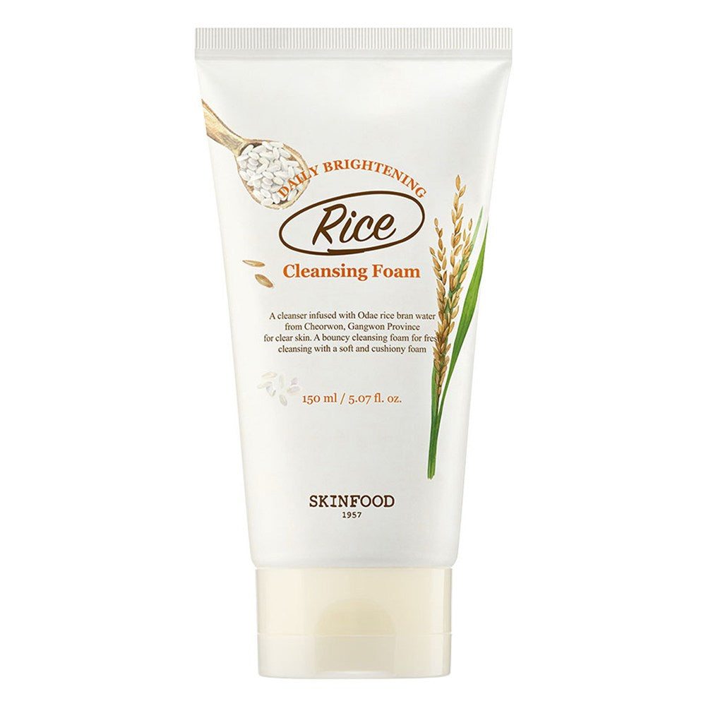 [SKINFOOD] Rice Daily Brightening Cleansing Foam (150ml)