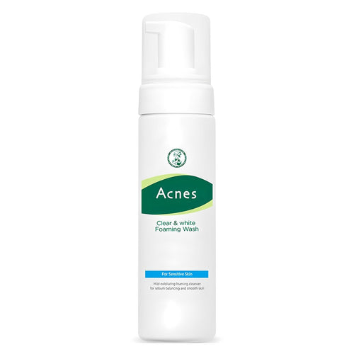 [ACNES] Clear and White Foaming Wash (130ml)