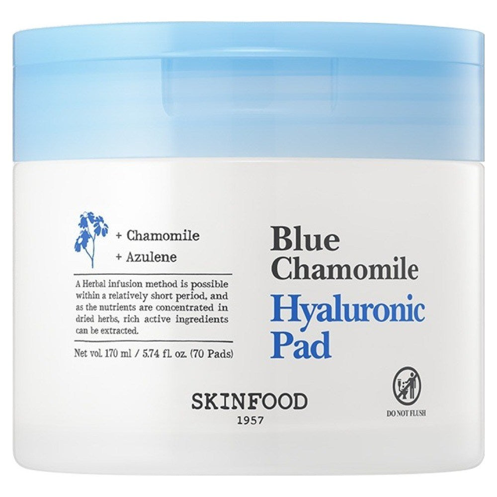 [SKINFOOD] Blue Chamomile Hyaluronic Pad (70 sheets)
