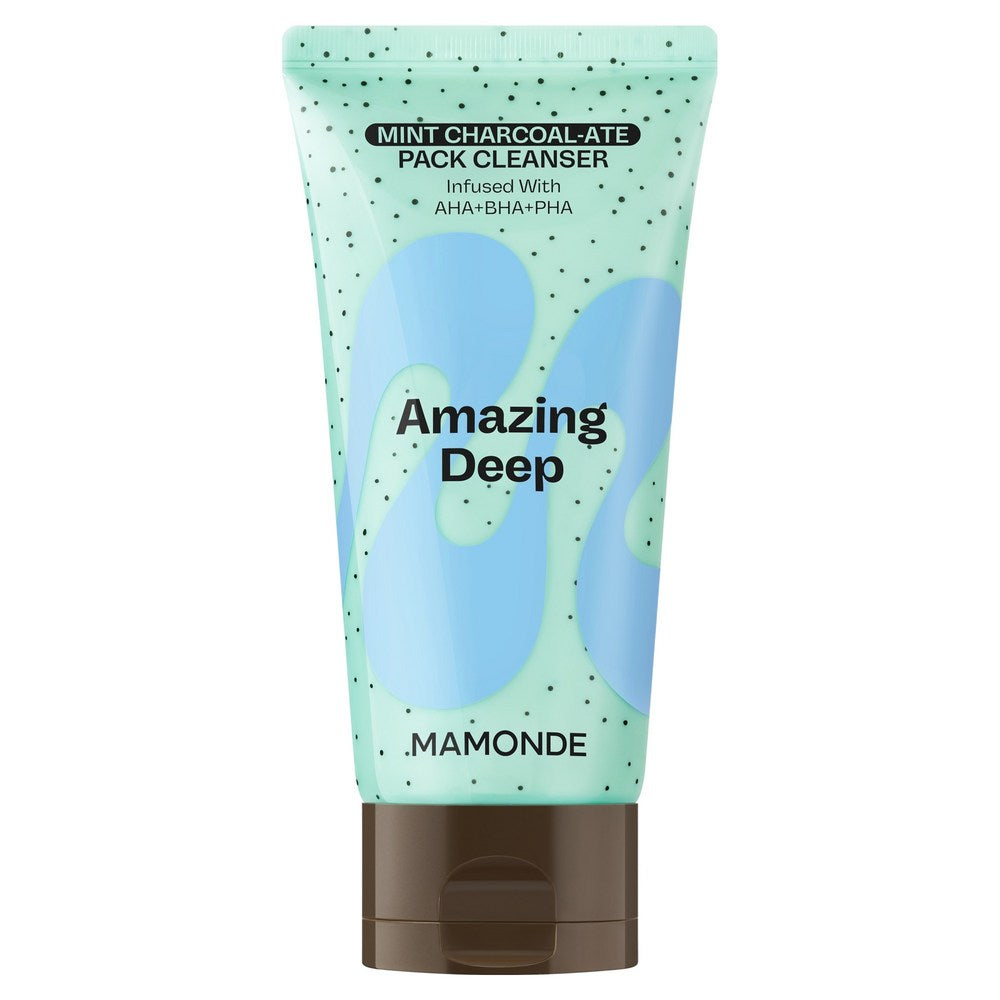 [MAMONDE] Amazing Deep Mint Charcoal-ate Pack Cleanser (135g)