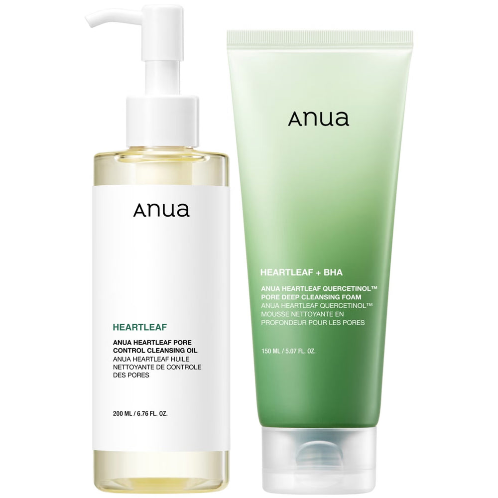 [ANUA] Heartleaf Double Cleansing Duo Set (350ml)