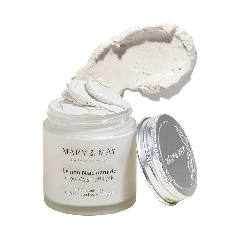 [MARY&MAY] Lemon Niacinamide Glow Wash Off Pack (125g)