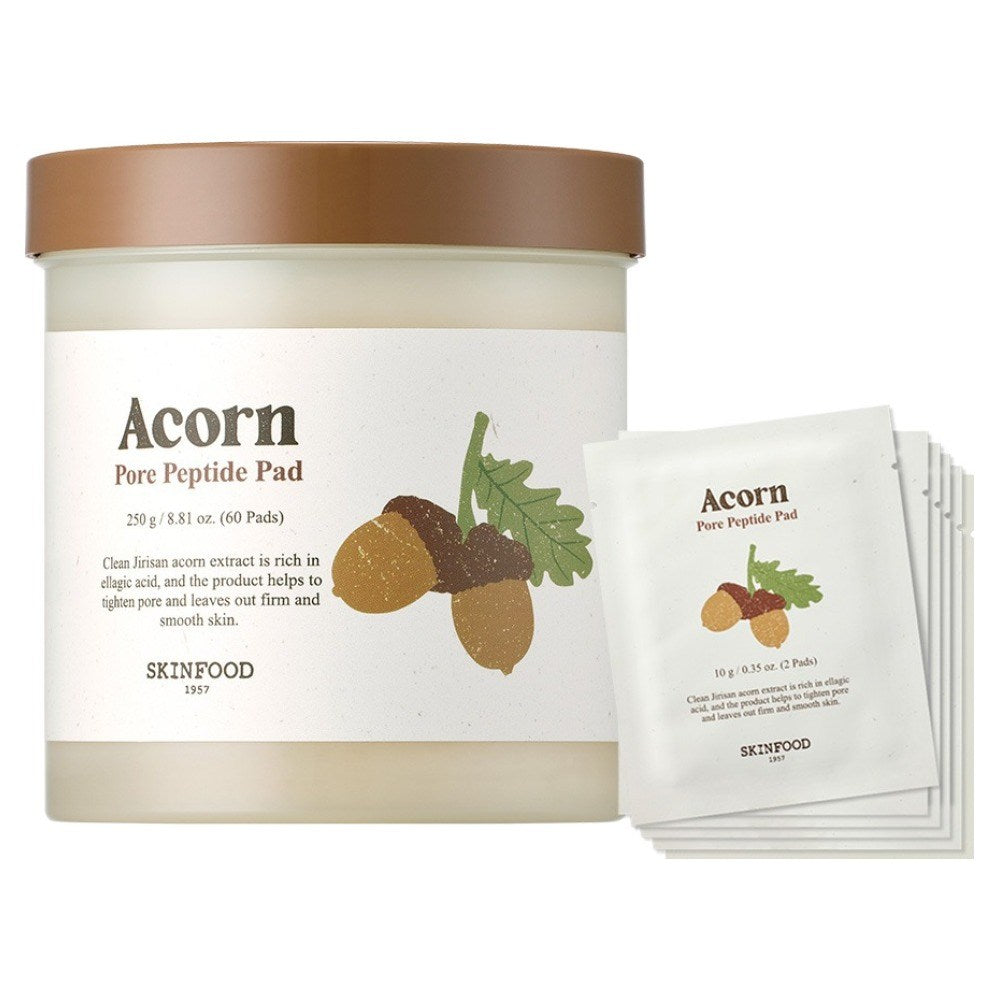[SKINFOOD] Acorn Pore Peptide Pad (60p + 12p)