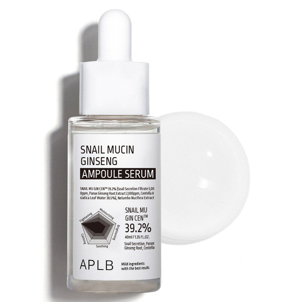 [APLB] Snail Mucin Ginseng Ampoule Serum (40ml)