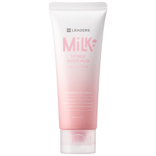 [LEADERS] Milk Sponge White Mud Pack to Foam (120g)