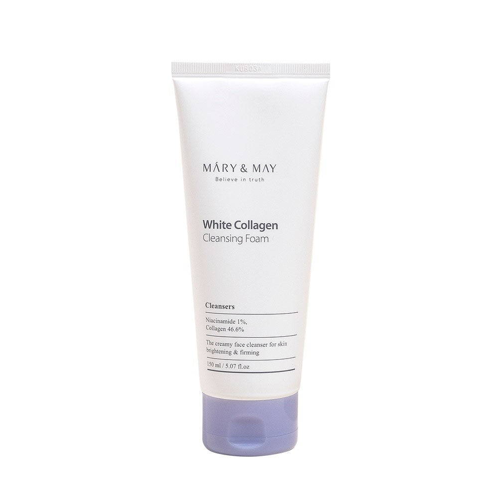 [MARY&MAY] White Collagen Cleansing Foam (2 options)