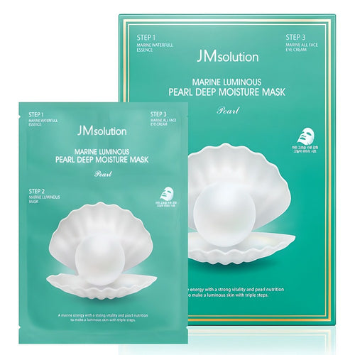 [JMSOLUTION] Marine Luminous Pearl Deep Moisture Mask Pearl (10 sheets)