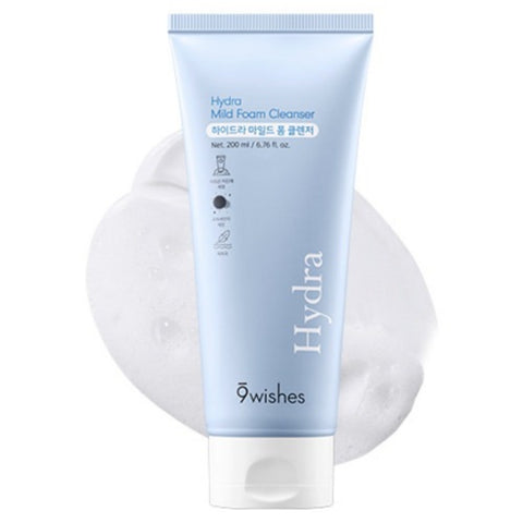 [9WISHES] Hydra Mild Foam Cleanser (200ml)