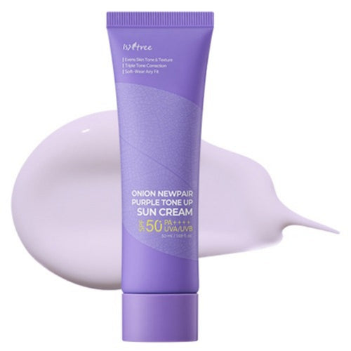 [ISNTREE] Onion Newpair Purple Tone Up Sun Cream SPF50+ PA++++ (50ml)