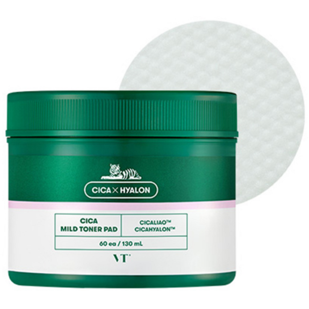 [VT COSMETICS] Cica Mild Toner Pad (60 pads)