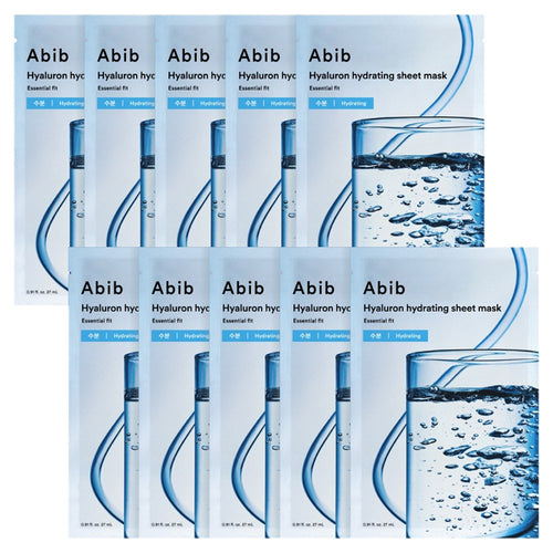 [ABIB] Hyaluron Hydrating Sheet Mask Essential Fit (10 sheets)