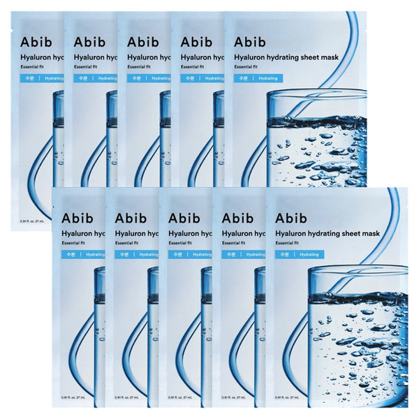 [ABIB] Hyaluron Hydrating Sheet Mask Essential Fit (10 sheets)