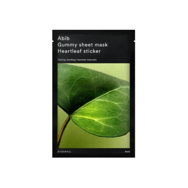 [ABIB] Gummy Sheet Mask Heartleaf Sticker (10 sheets)