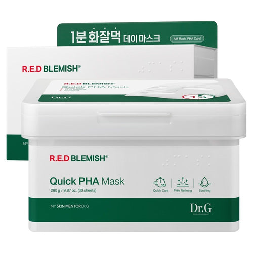 [DR.G] R.E.D Blemish Quick PHA Mask (30 sheets)