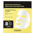 [COSRX] Advanced Snail Mucin Glass Glow Hydrogel Mask (3 x 34g)