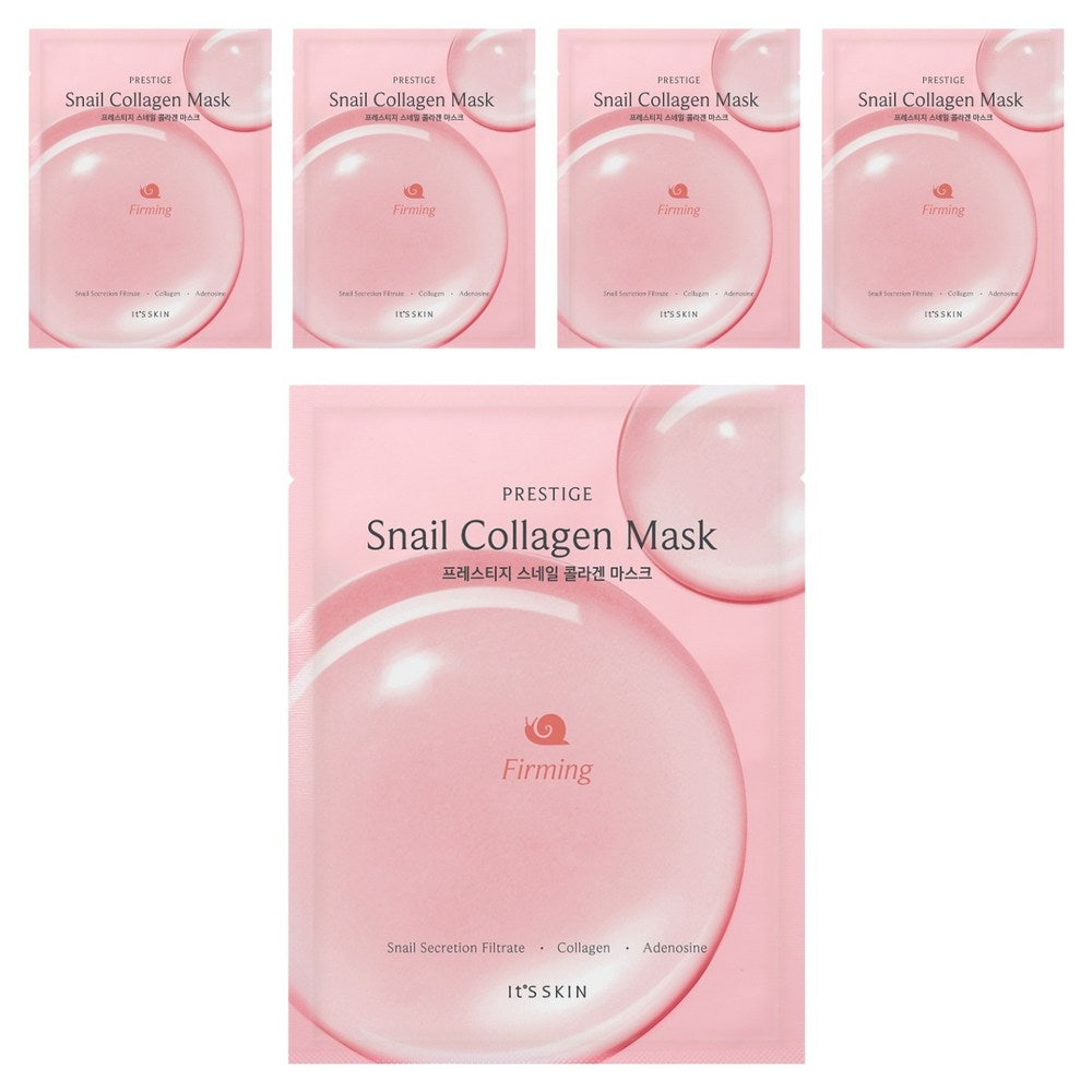 [IT'S SKIN] Prestige Snail Collagen Mask (5 sheets)