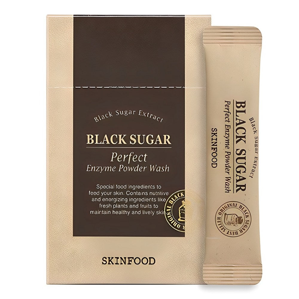 [SKINFOOD] Black Sugar Perfect Enzyme Powder Wash (30 x 1.2g)