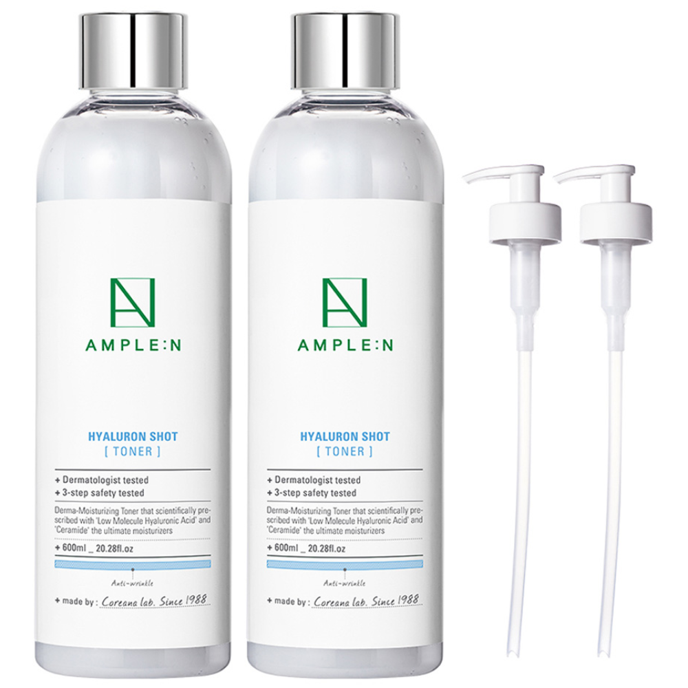 [AMPLE:N] Hyaluron Shot Toner (600ml x 2)