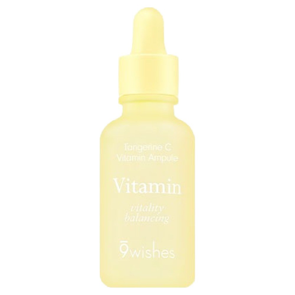 [9WISHES] Jeju Green Tangerine Vitamin Brightening Ampule (30ml)