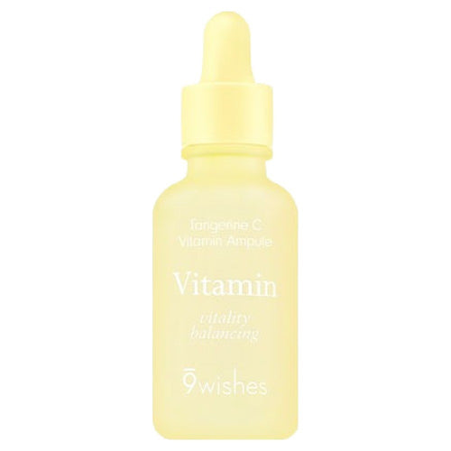 [9WISHES] Jeju Green Tangerine Vitamin Brightening Ampule (30ml)