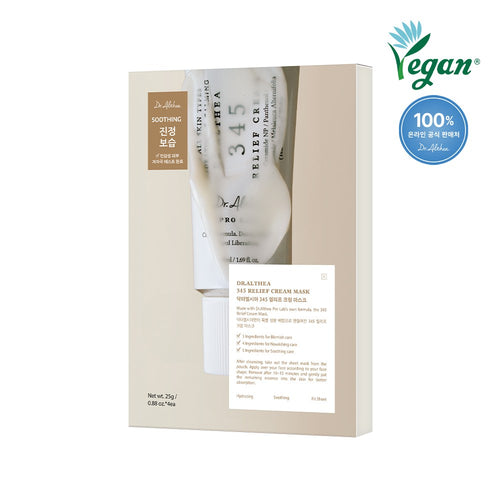 [DR.ALTHEA] 345 Relief Cream Mask (4 x 1 set)