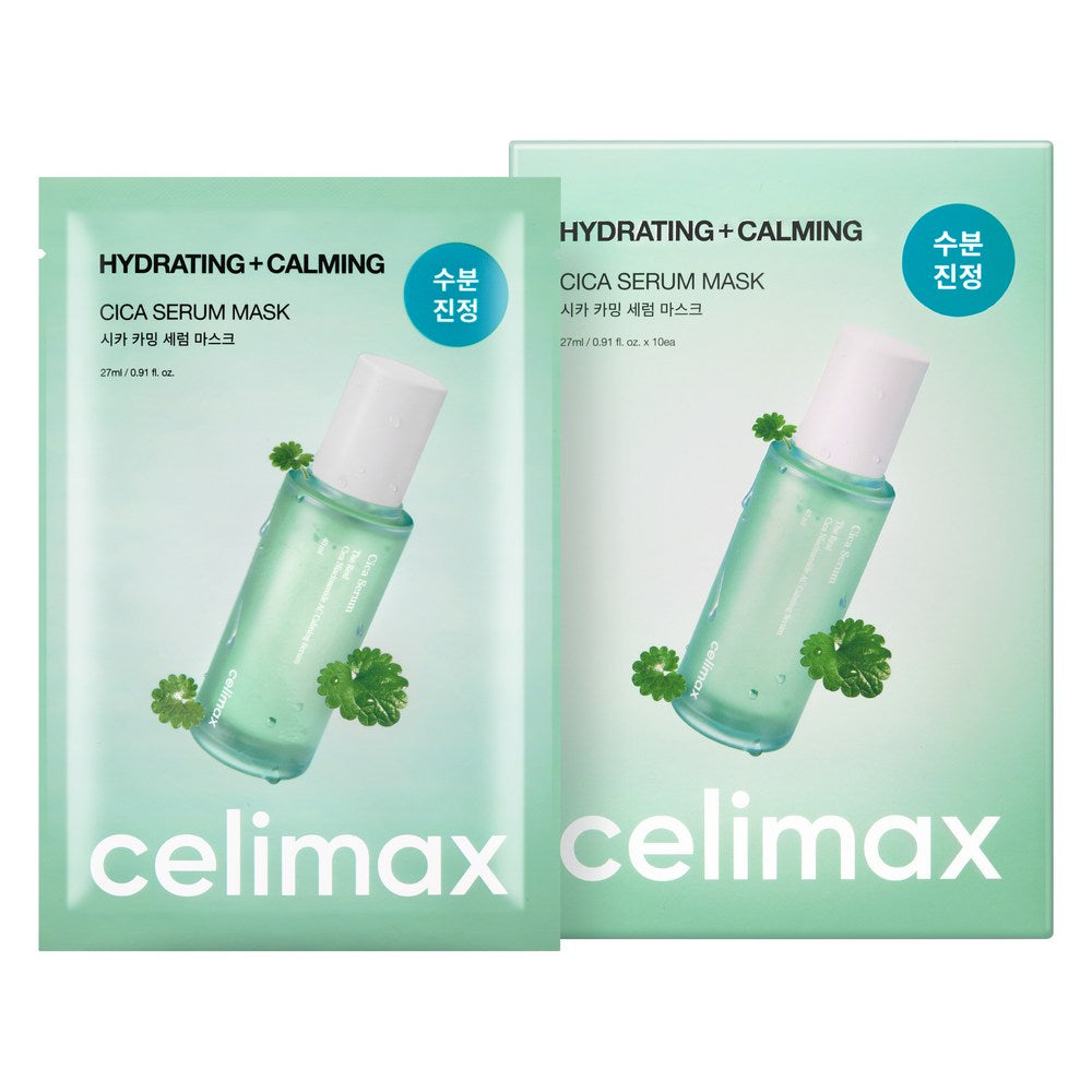 [CELIMAX] The Real Cica Calming Ampoule Mask (10 sheets)