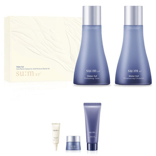 [SU:M37] Water-full Marine Hyaluronic Skincare Starter Kit (1 set)