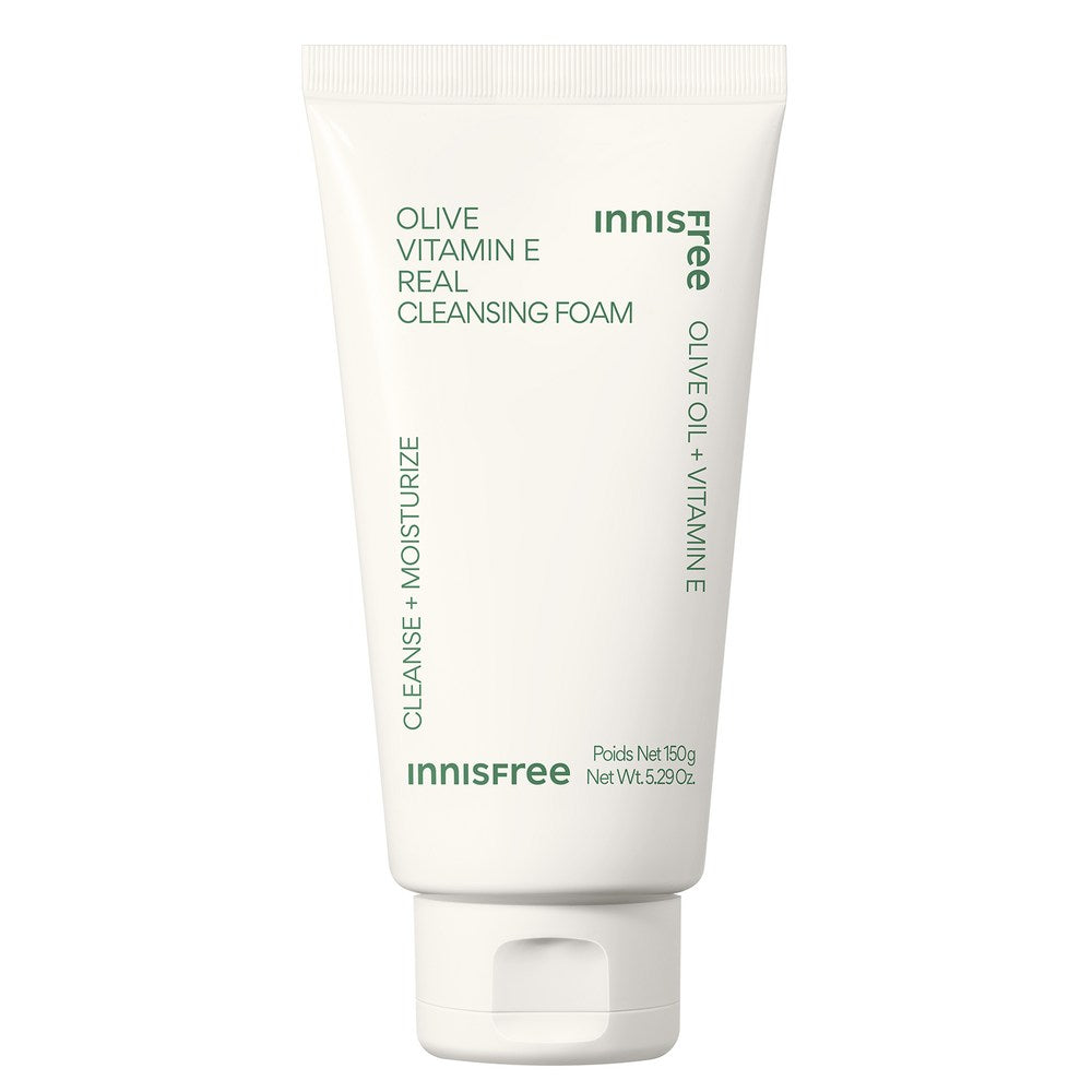 [INNISFREE] Olive Vitamin E Real Cleansing Foam (150g)