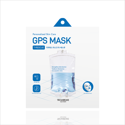 [TROIAREUKE] GPS Mask Blue T-Rescue (1 sheet)