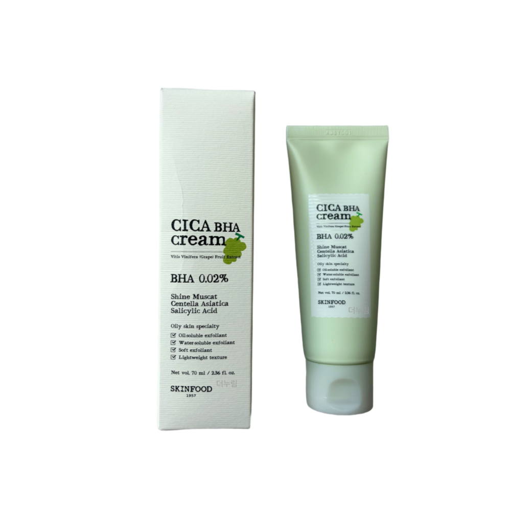 [SKINFOOD] Shine Muscat Cica BHA Cream (70ml)