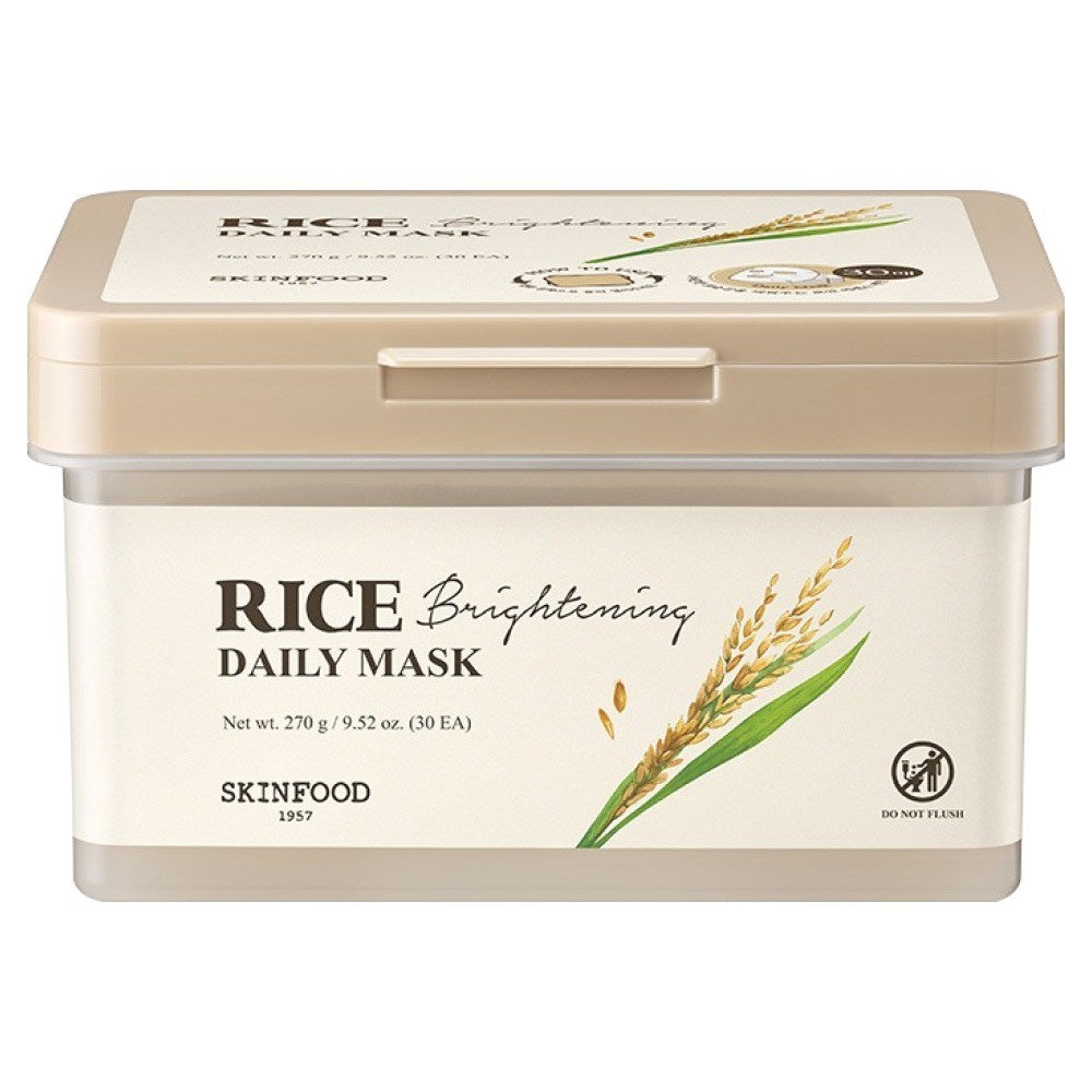 [SKINFOOD] Rice Brightening Daily Mask (30 sheets)