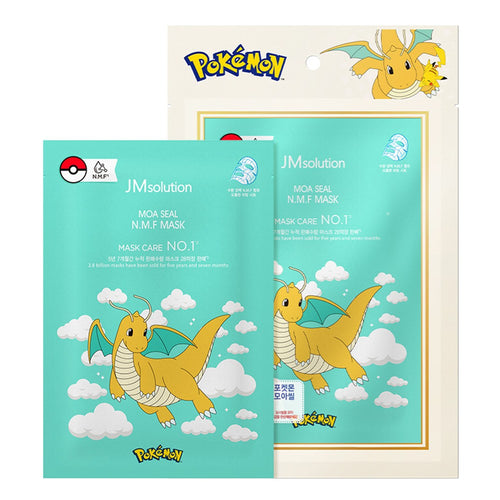 [JMSOLUTION] Pokemon N.M.F Mask Pack with Random Sticker (3 sheets)