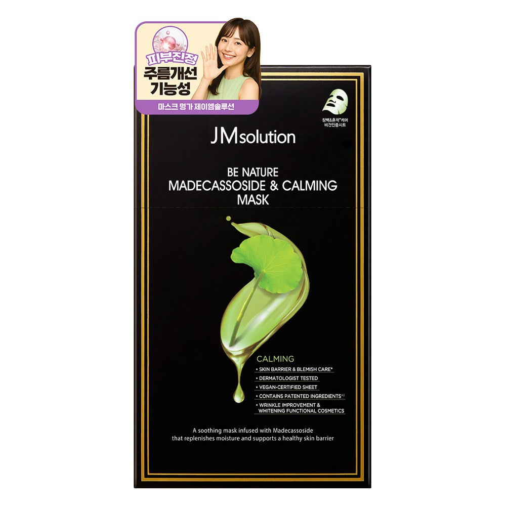 [JMSOLUTION] Be Nature Madecassoside & Calming Mask (10 x 1)