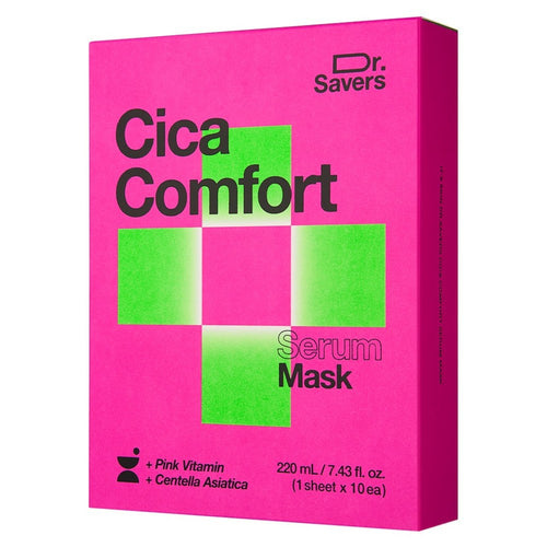 [IT'S SKIN] Dr. Saver's Cica Comfort Serum Mask (10 x 1 sheet)