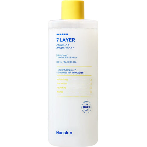 [HANSKIN] Seven Layer Ceramide Cream Toner (500ml)