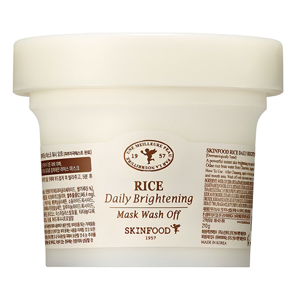 [SKINFOOD] Rice Daily Brightening Wash Off Mask (210g)