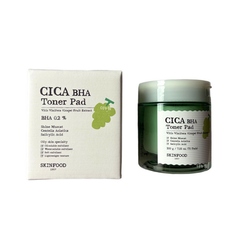[SKINFOOD] Shine Muscat Cica BHA Toner Pad (70 sheets)