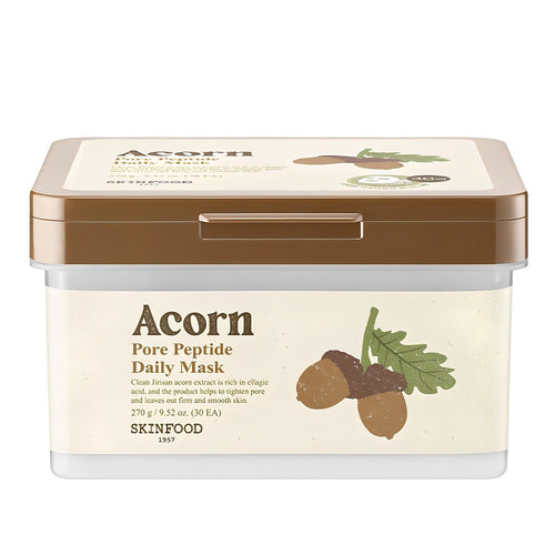 [SKINFOOD] Acorn Pore Peptide Daily Mask (30 sheets)