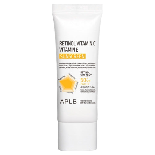 [APLB] Retinol Vitamin C Vitamin E Sunscreen SPF50+ PA++++ (40ml)