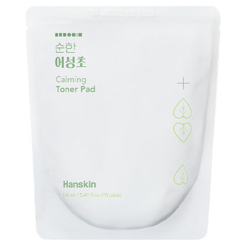 [HANSKIN] Mild Houttuynia Cordata Calming Toner Pad Refill (70 sheets)