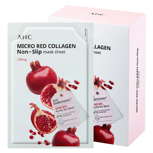 [AHC] Micro Red Collagen Non-Slip Mask Sheet (10 x 33ml)